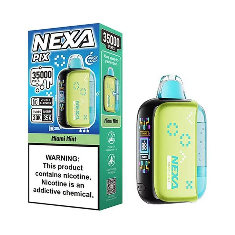 NEXA PIX 35KPUFFS DISPOSABLE - MIAMI MINT