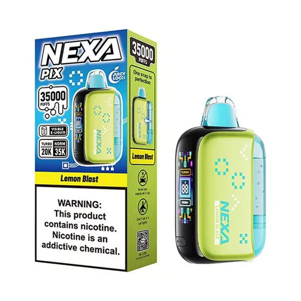 NEXA PIX 35KPUFFS DISPOSABLE - LEMON BLAST