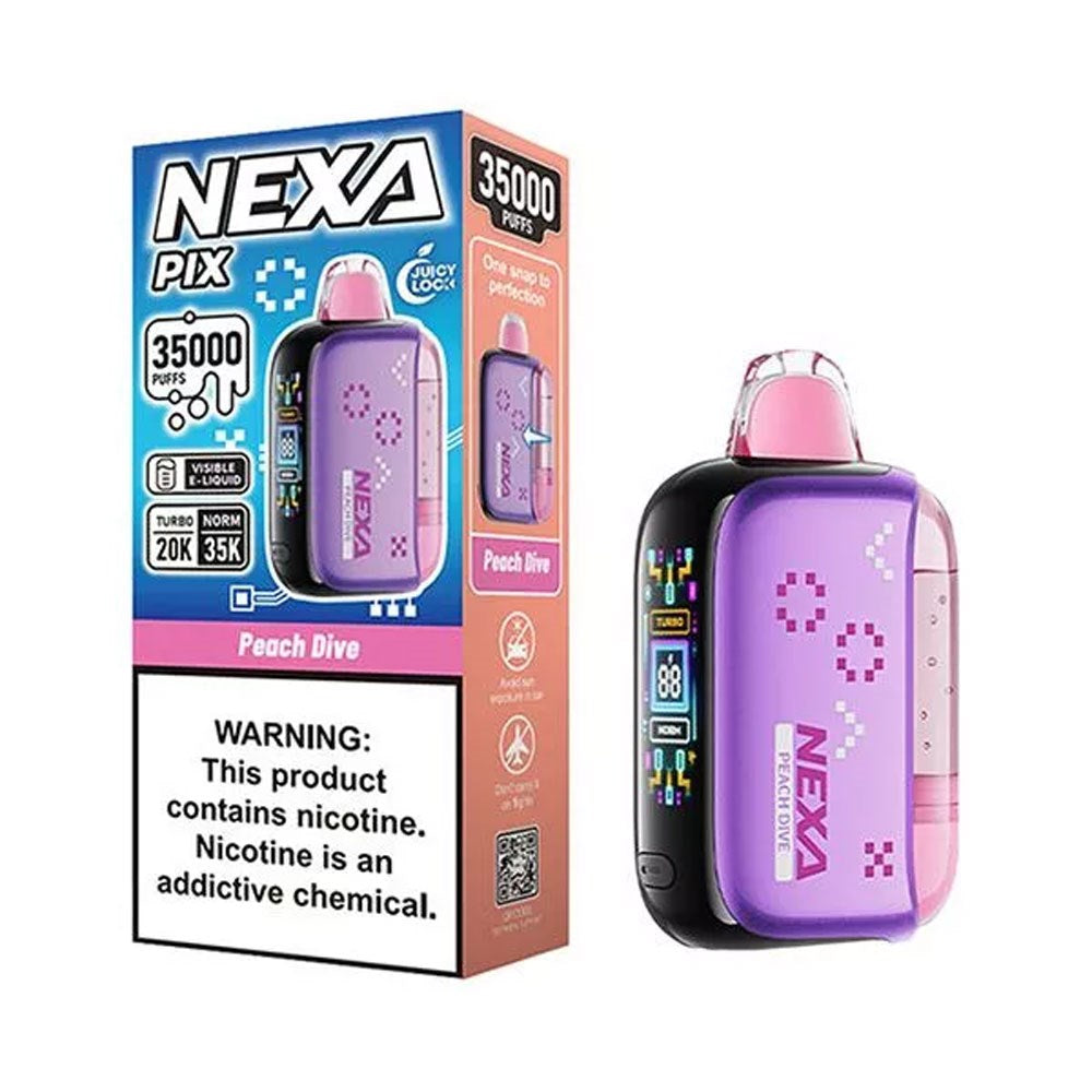 NEXA PIX 35KPUFFS DISPOSABLE - PEACH DIVE
