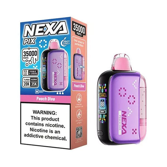 NEXA PIX 35KPUFFS DISPOSABLE - PEACH DIVE