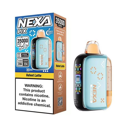 NEXA PIX 35KPUFFS DISPOSABLE - VELVET LATTE
