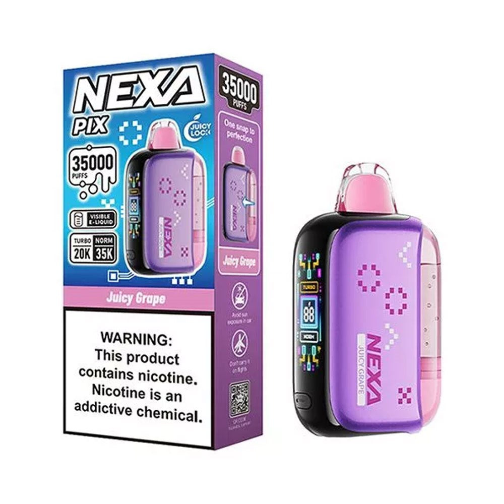 NEXA PIX 35KPUFFS DISPOSABLE - JUICY GRAPE