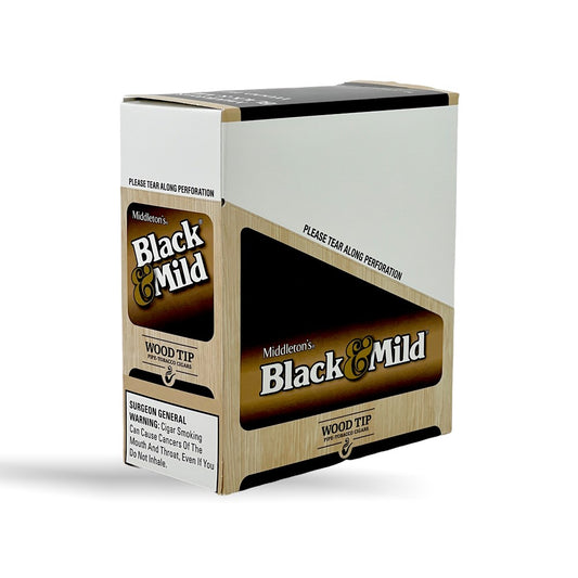 BLACK & MILD ORG 5PK WOOD TIP