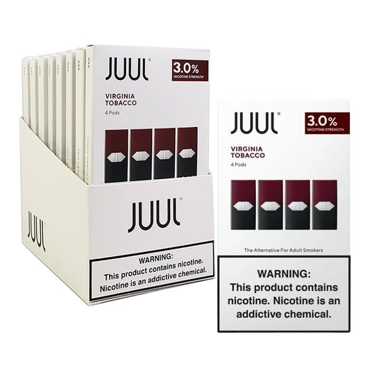 JUUL PODS VIRGINIA TOBACCO 3% NIC