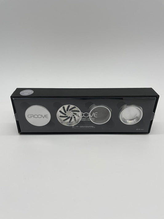 GROOVE PREMIUM HERBAL GRINDER SILVER