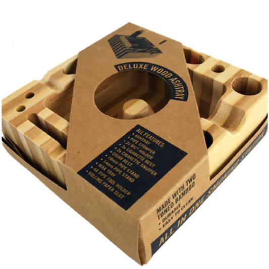 SMOKE ZILLA WOOD ASHTRAY