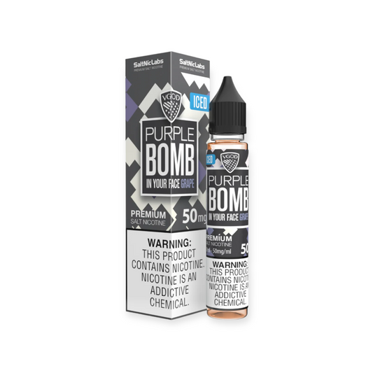 VGOD SALT NIC 30ML ICED PURPLE BOMB 50MG