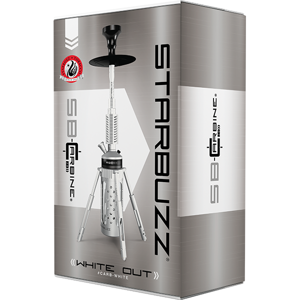 STARBUZZ CARBINE 2.0 HOOKAH - WHITE OUT