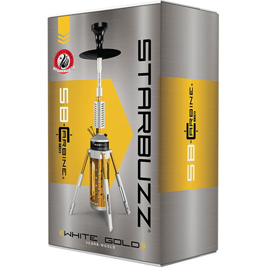 STARBUZZ CARBINE 2.0 HOOKAH - WHITE GOLD