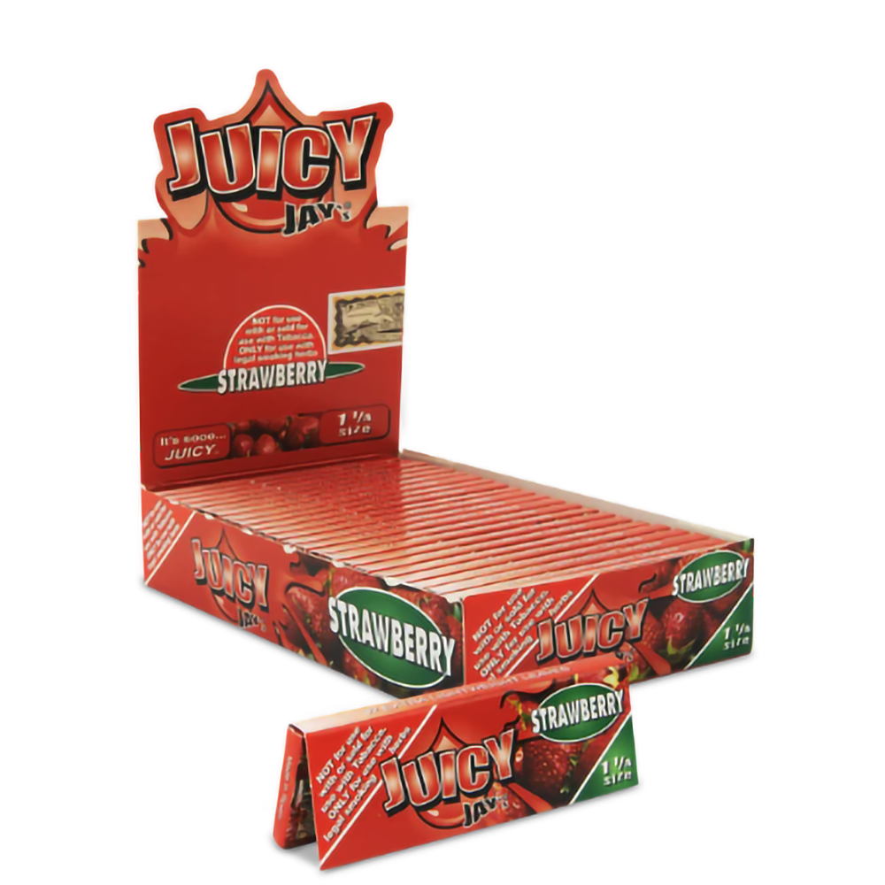 JUICY HEMP 1 1/4 - STRAWBERRY