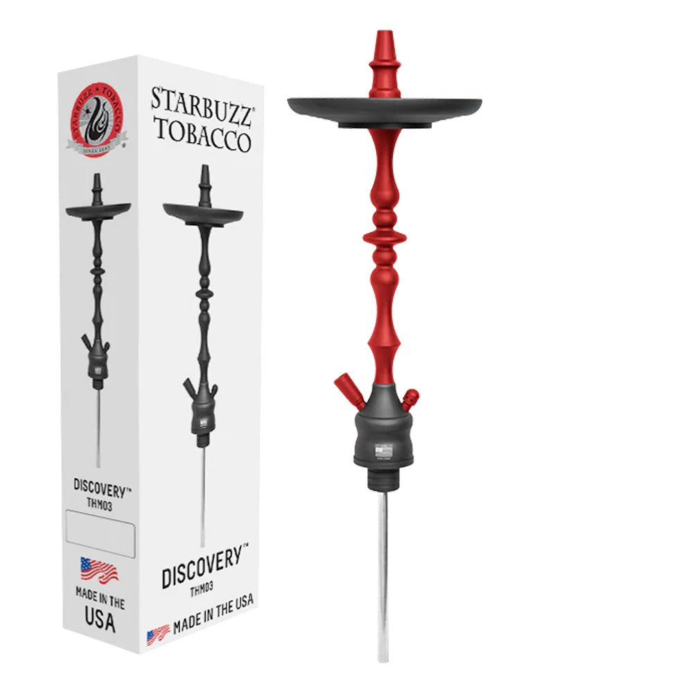 STARBUZZ DISCOVERY THM03 HOOKAH - BLACK/RED