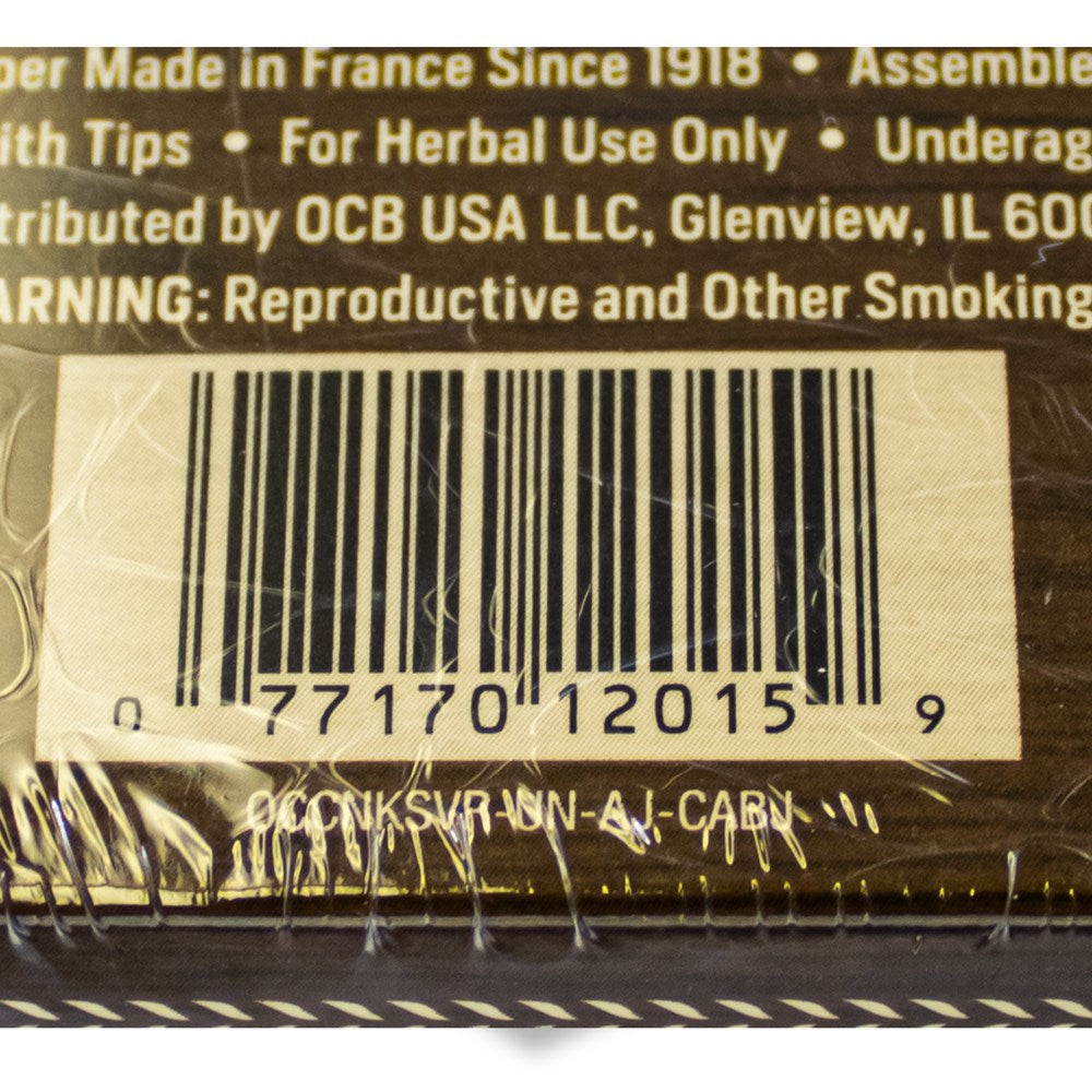 OCB VIRGIN UNBLEACHED CONE KS 3PK