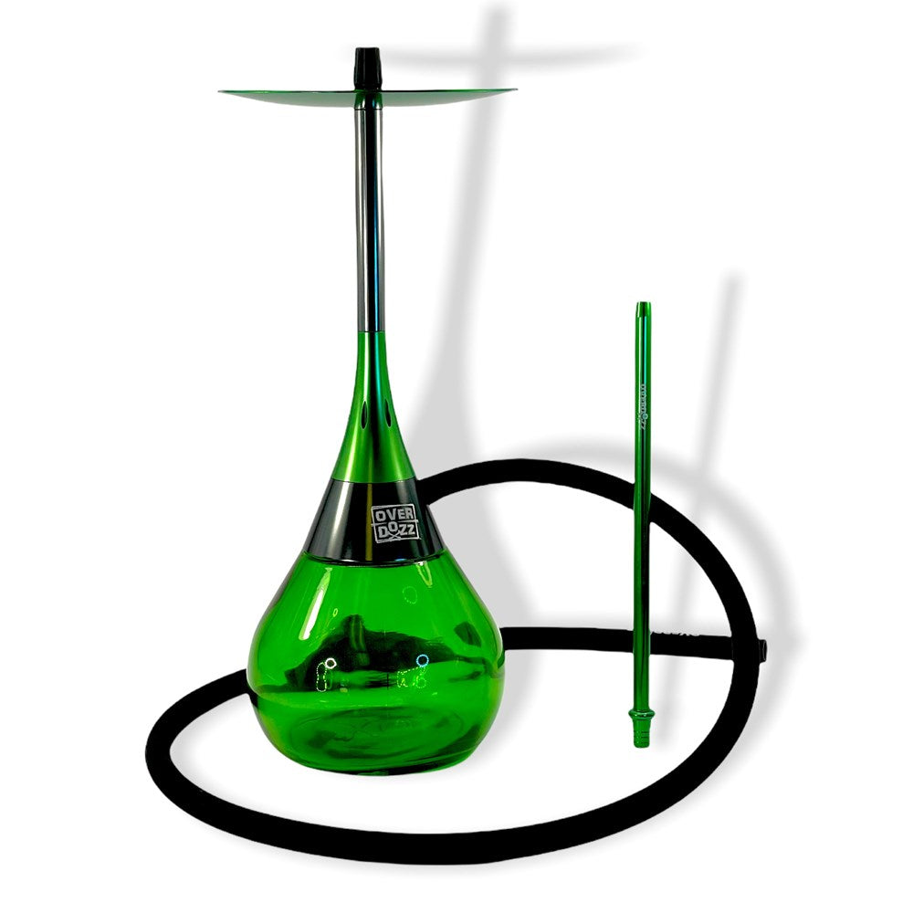 OVERDOZZ HOOKAH COMPLETE - LIME GREEN