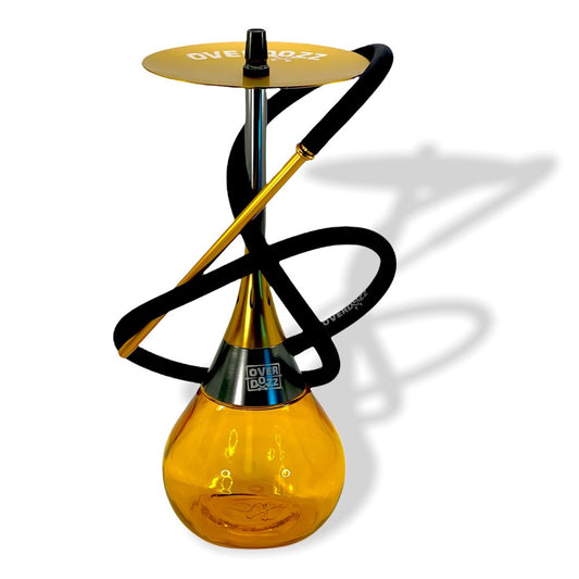 OVERDOZZ HOOKAH COMPLETE - YELLOW GOLD