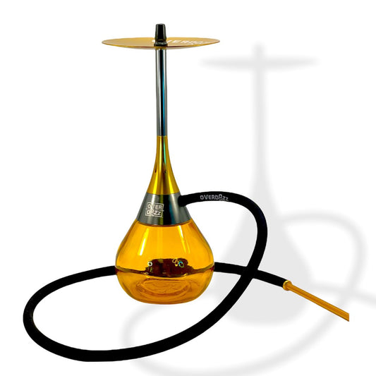 OVERDOZZ HOOKAH COMPLETE - YELLOW GOLD