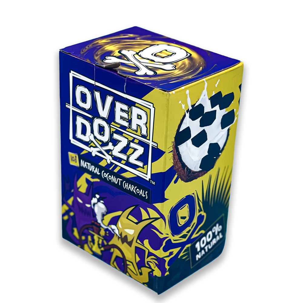 OVERDOZZ 108 PCS COCONUT CHARCOAL