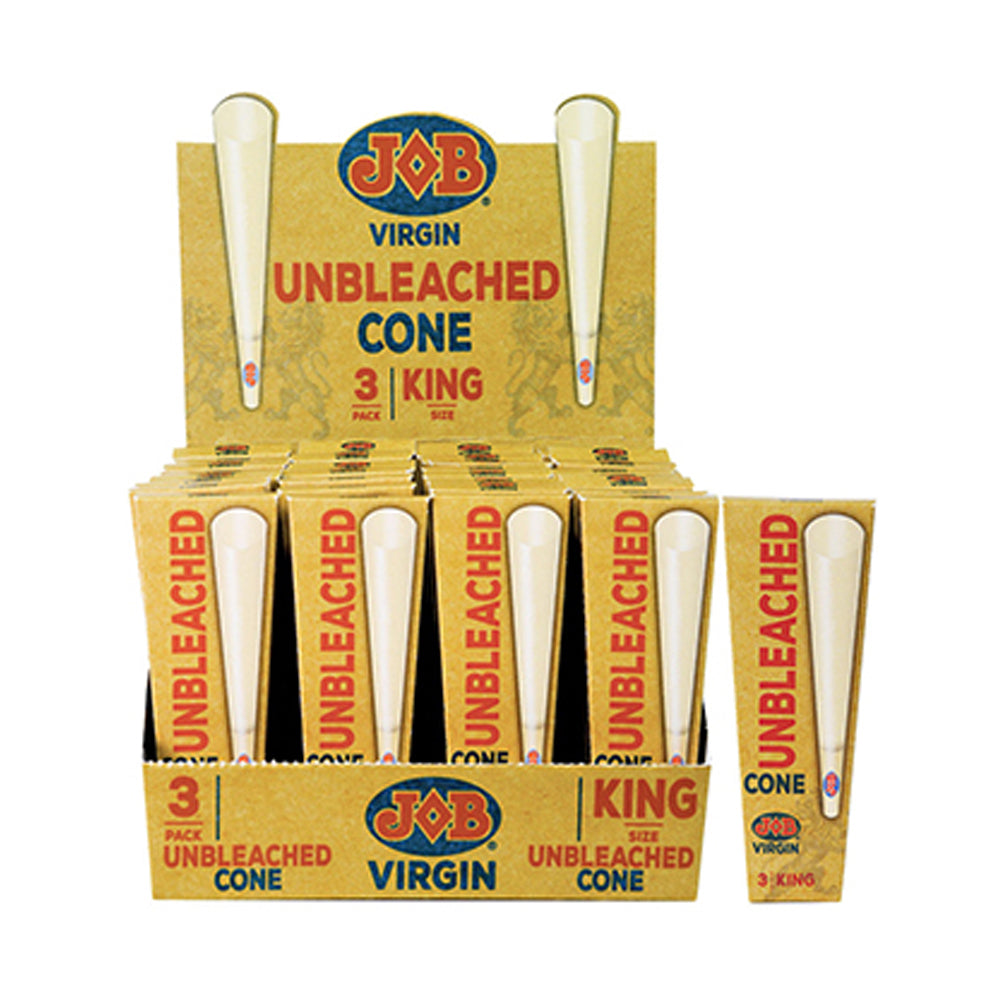 JOB VIRGIN UNBLEACHED CONE KS 3 PACK