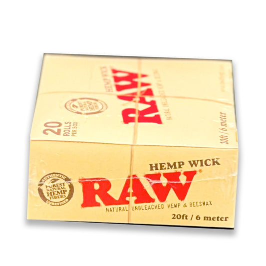 RAW HEMP WICK 20FT