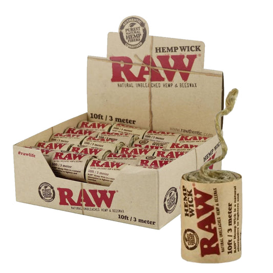 RAW HEMP WICK 10FT/3 METER