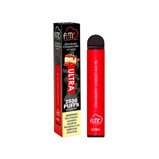 FUME ULTRA 5% SALT NIC DISPOSABLE - STRAW CHEESECAKE