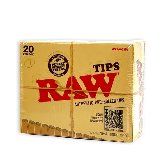 RAW AUTHENTIC PRE-ROLLED TIPS