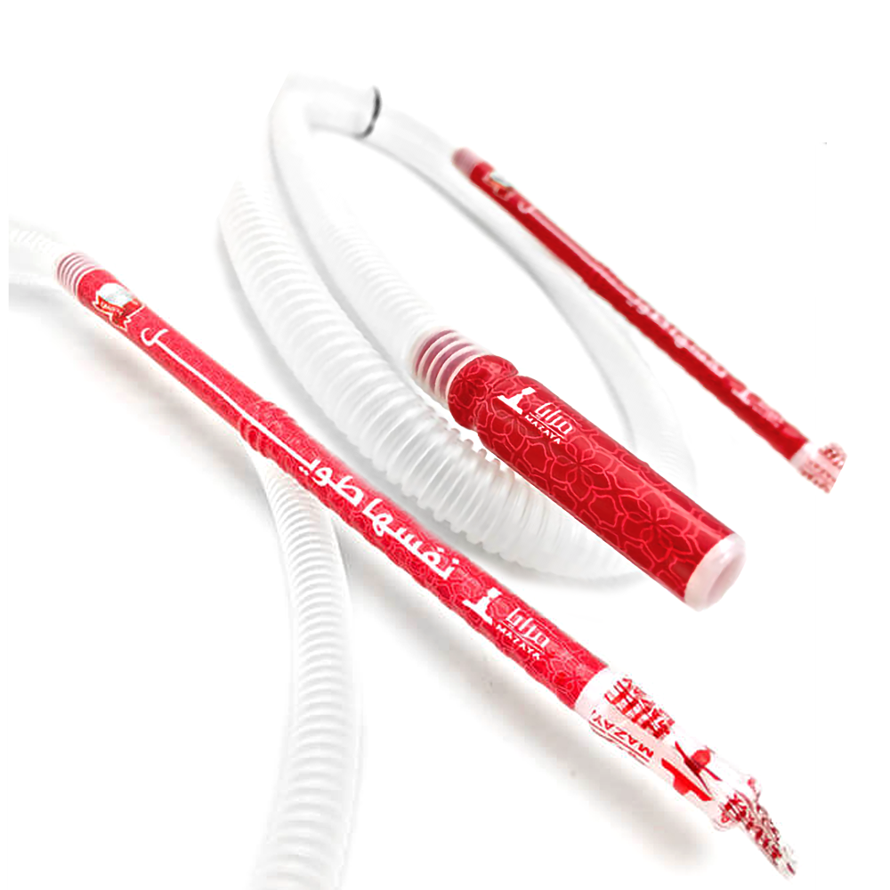 MAZAYA SMALL DISPOSABLE HOSE - BAHRAINI RED