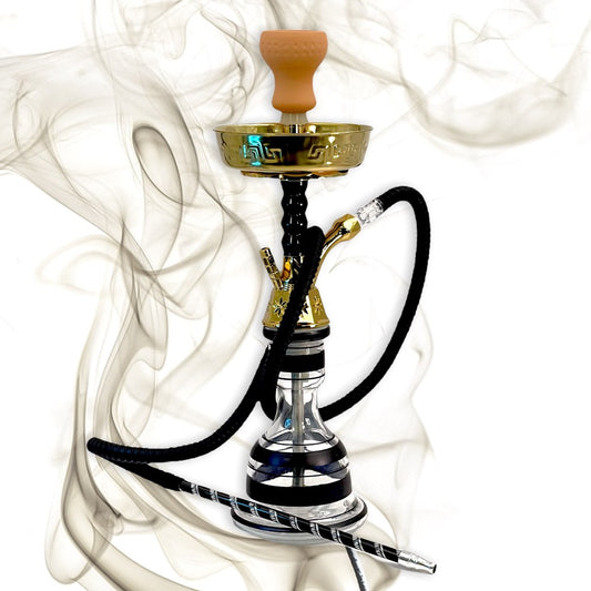 SWIFT LITE EGYPTIAN HOOKAH BLACK & GOLD S-401