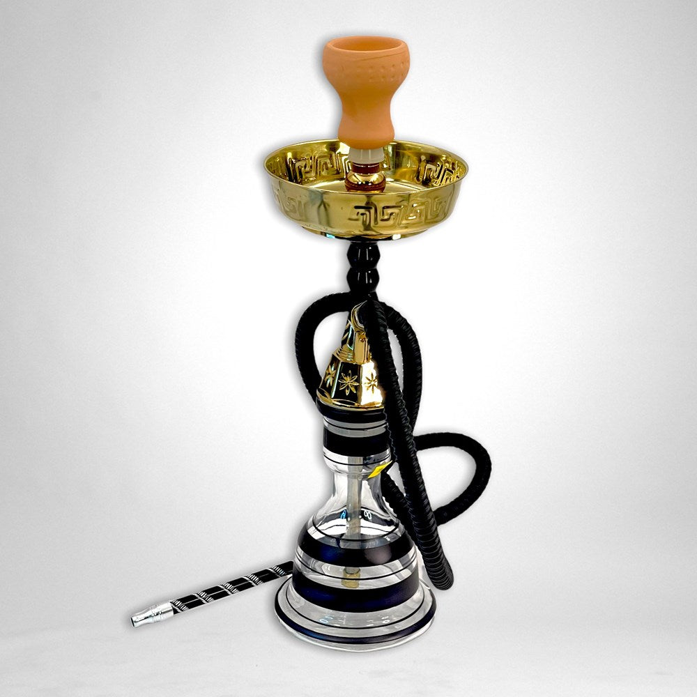 SWIFT LITE EGYPTIAN HOOKAH BLACK & GOLD S-401