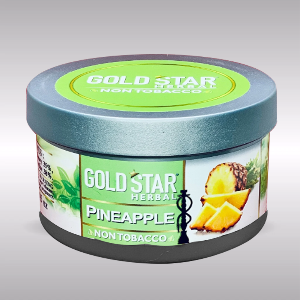 GOLD STAR NON-TOBACCO 200G - PINEAPPLE