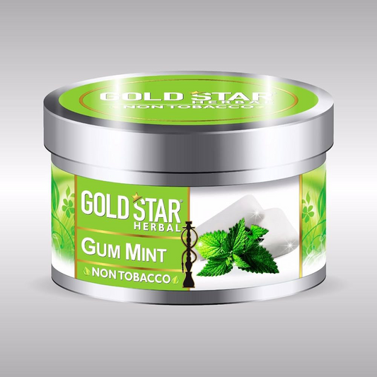 GOLD STAR NON-TOBACCO 200G - GUM MINT