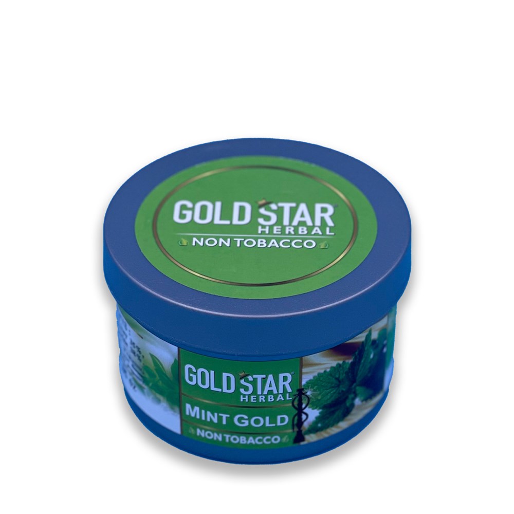 GOLD STAR NON-TOBACCO 200G - MINT GOLD