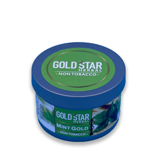 GOLD STAR NON-TOBACCO 200G - MINT GOLD