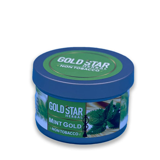 GOLD STAR NON-TOBACCO 200G - MINT GOLD