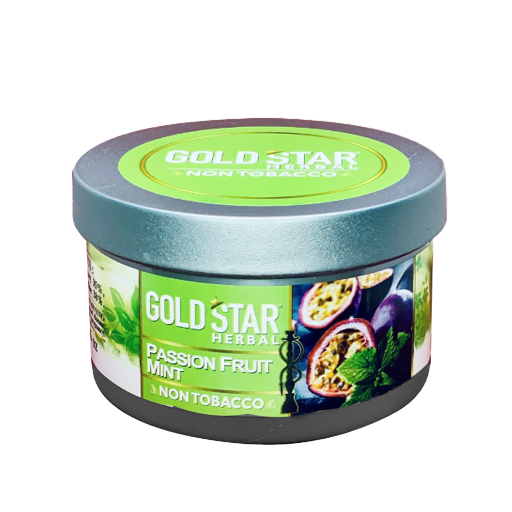 GOLD STAR NON-TOBACCO 200G - PASSION FRUIT MINT