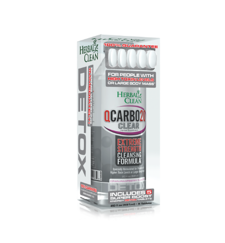 QCARBO HERBAL CLEAN 20Z CRAN-RASPBERRY