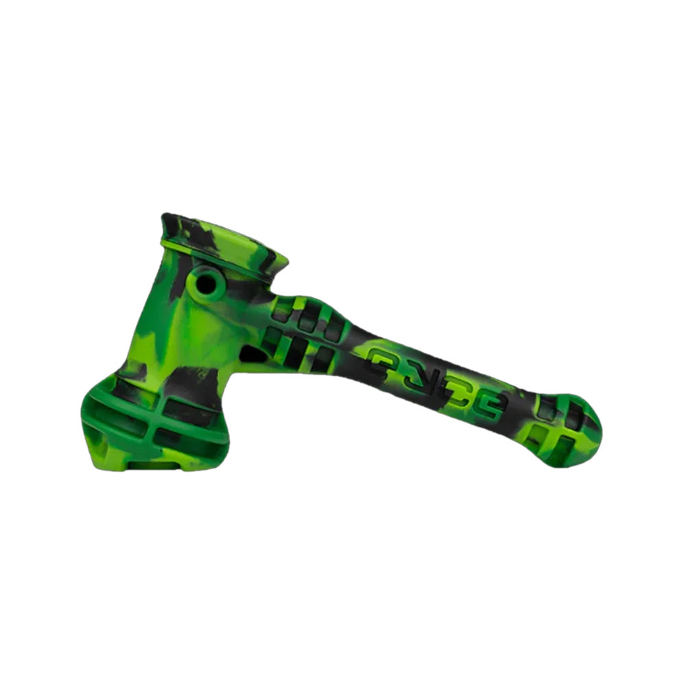 EYCE HAMMER SILICONE BUBBLER - GREEN