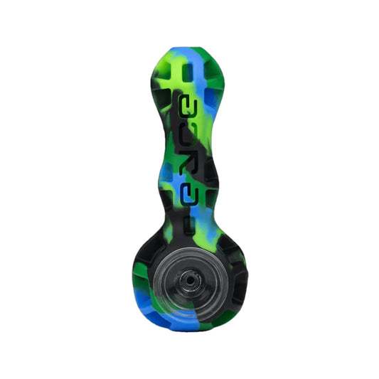 EYCE SILICONE SPOON PIPE - BLUE GREEN