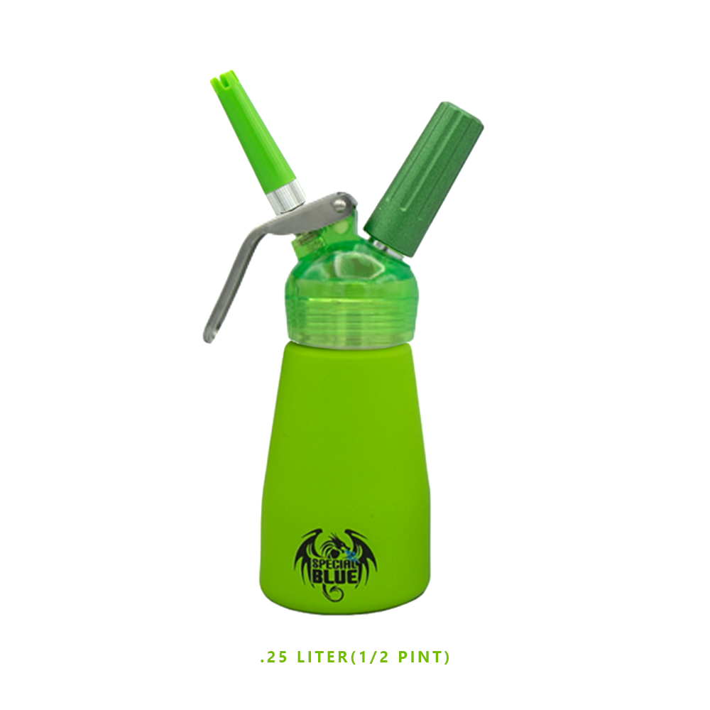SPECIAL BLUE 1/2 PINT DISPENSER PLASTIC HEAD - GREEN