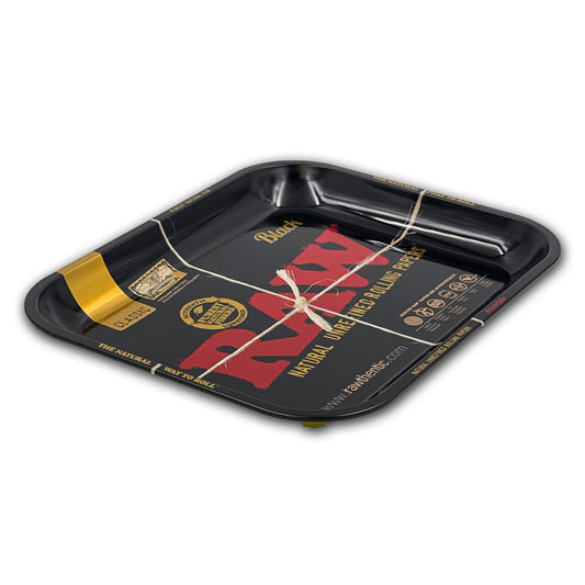 RAW LARGE METAL BLACK TRAY