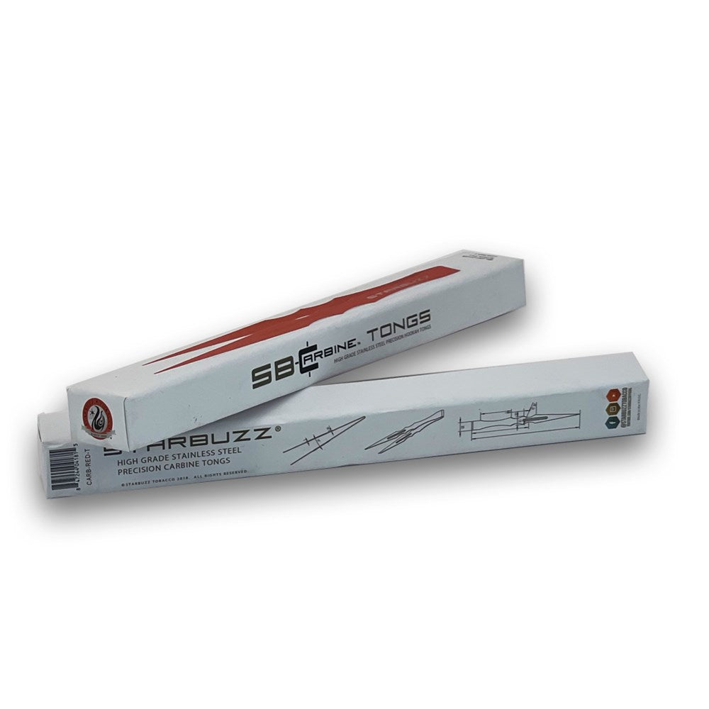STARBUZZ CARBINE TONGS - BURNING EARTH ( RED)
