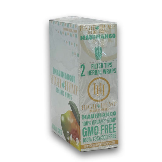 HIGH HEMP ORGANIC 2PK FILTER TIP WRAP - MAUI MANGO
