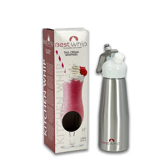 BEST WHIP PINT DISPENSER SILVER