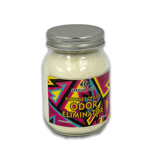 SPECIAL BLUE ODOR CANDLE - PICTURES OF LILY