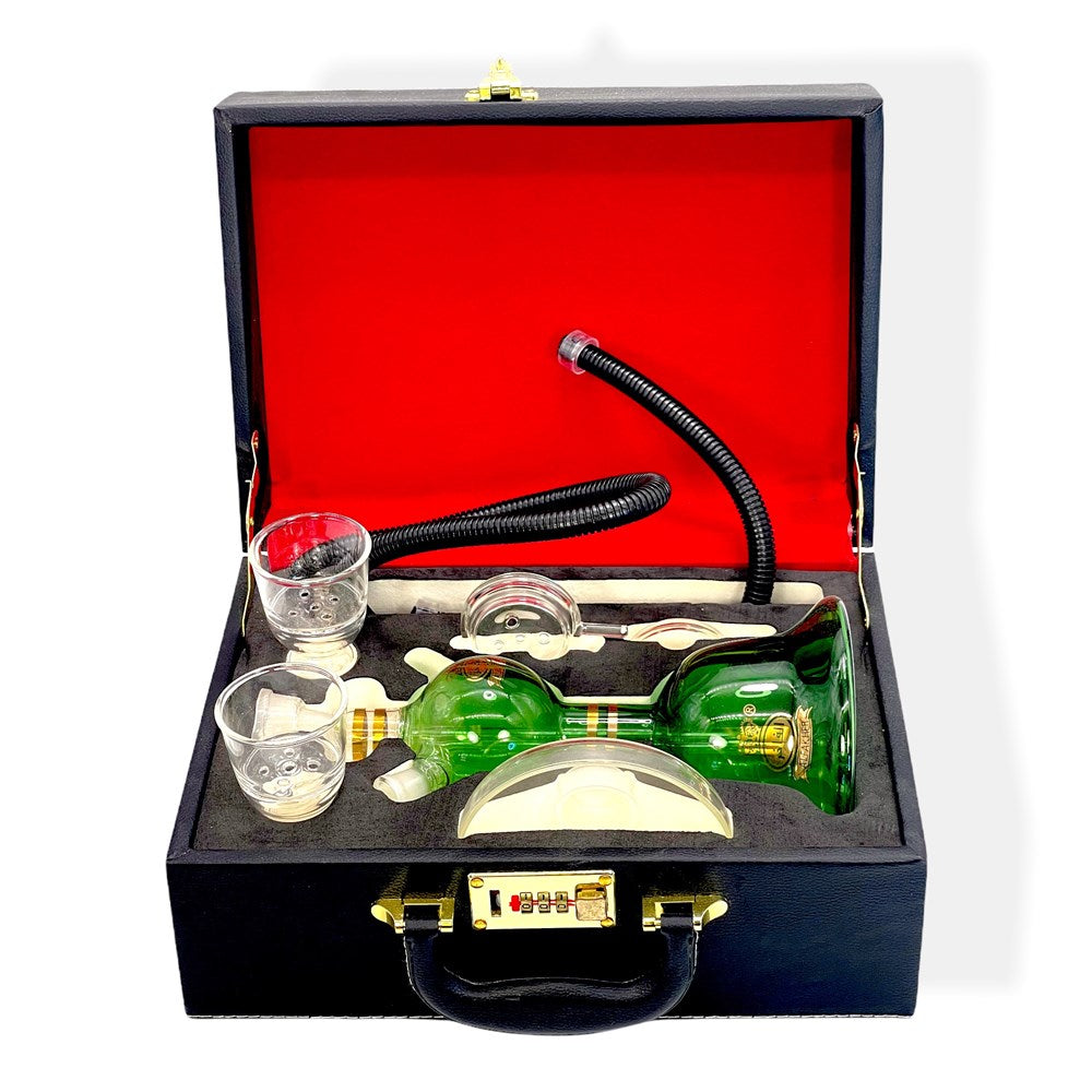 ALFAKHER GLASS HOOKAH BOX BLACK