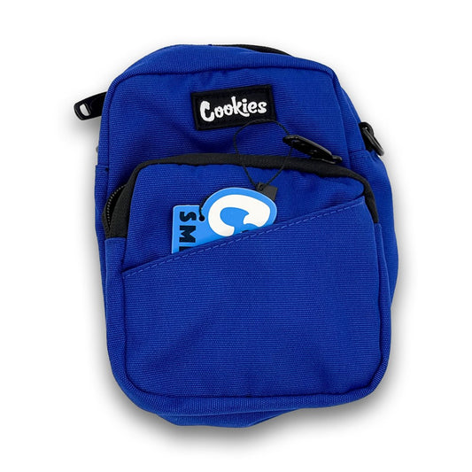 COOKIES SMELL PROOF "CLYDE" NYLON SMALL SHOULDER BAG - ROYAL BLUE