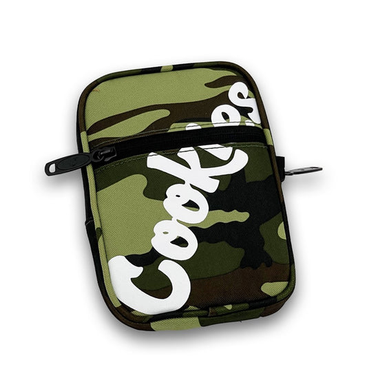 COOKIES ORIGINAL MINT HONEYCOMB SMELL PROOF BAG - GREEN CAMO