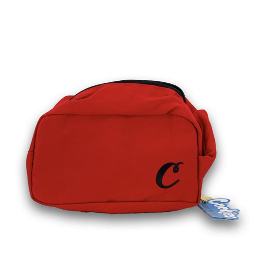 COOKIES SMELL PROOF CANVASPOLY STASH/TOILETRY BAG - RED