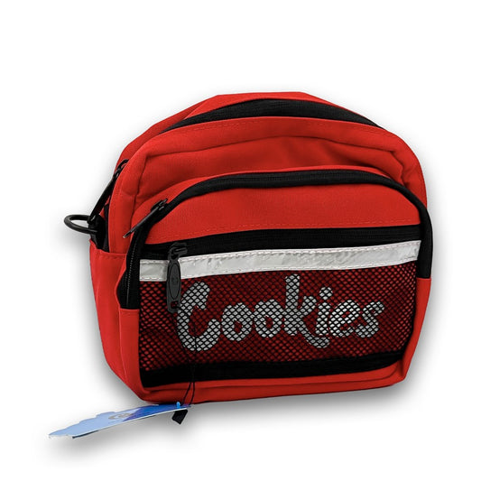 COOKIES VERTEX RIPSTOP "SMELL PROOF" CROSSBODY/SHOULDER BAG - RED