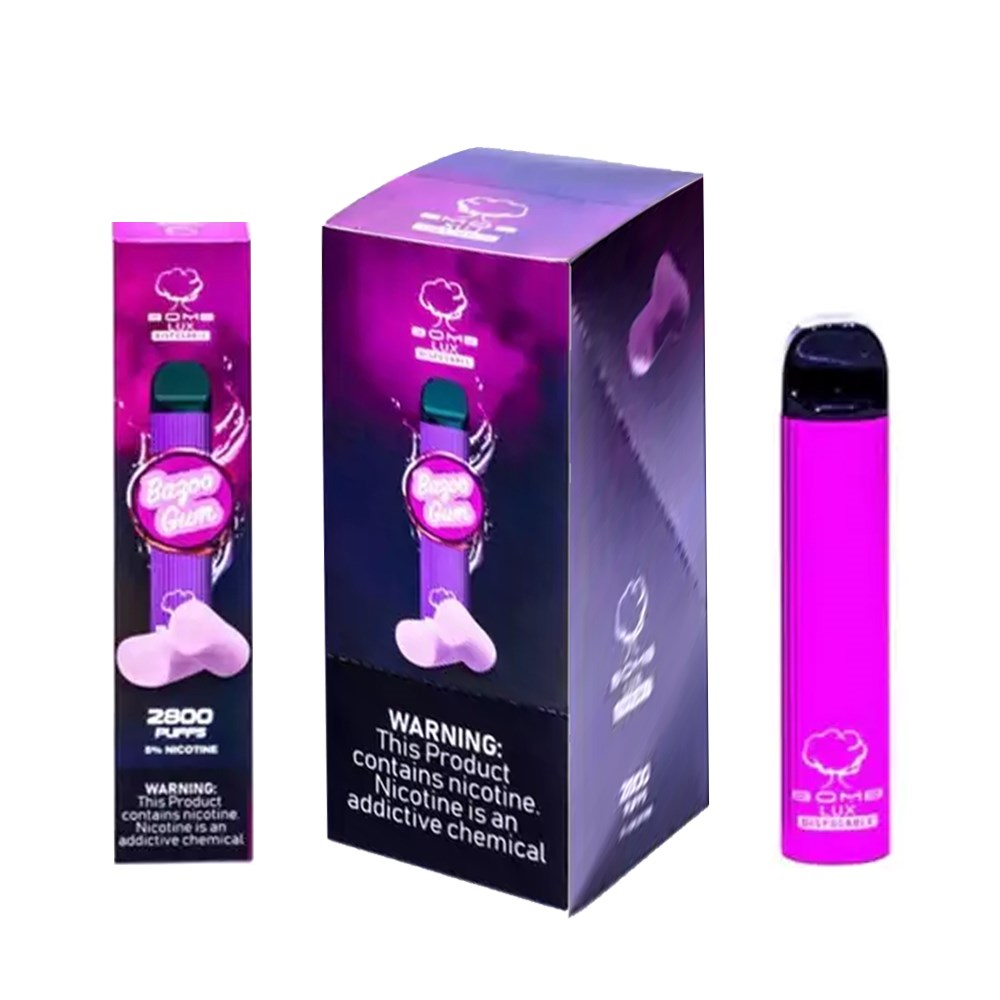 BOMB LUX 5% NIC DISPOSABLE - BAZOO GUM