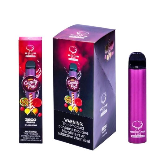 BOMB LUX 5% NIC DISPOSABLE - STRAWBERRY MELON